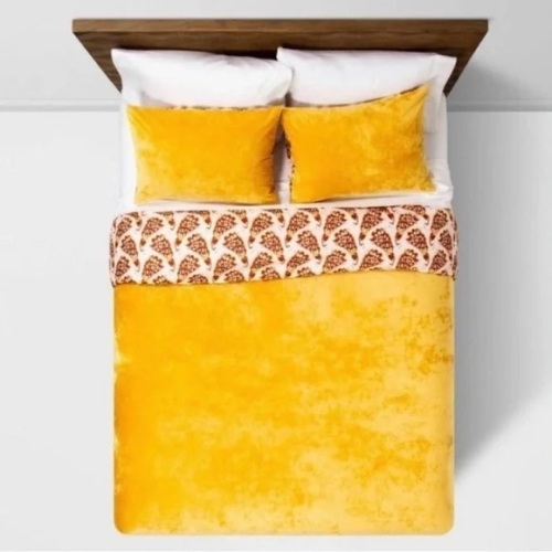 OPALHOUSE Amber Reversible Velvet Peacock Comforter Set King - Lot 3424