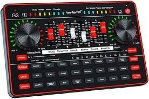 tenlamp Audio Mixer Kit, G3 Live Sound Card - Lot 3802