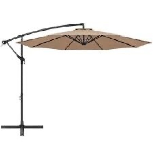 (USED) Offset Hanging Patio Umbrella - 10ft - Lot 3837
