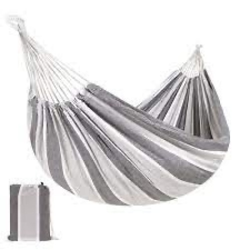2-Person Brazilian-Style Double Hammock w/ Portable Carrying Bag - Lot 3965
