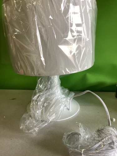 White Table Lamp, Appeaers New  - Lot 12