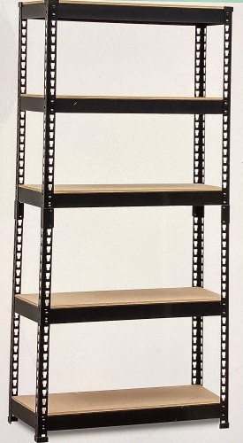 HOMEDANT 5-tier Metal Shelving Unit Adjustable GarageStorage Utility Rack Heavy Duty Shelves OrganizationMultipurpose Shelf Warehouse Basement Kitchen LivingRoom pantry 28" W x 12.3"D x 59.5"H, 1 Pack, Like New, Retail - $89.99 - Lot 13