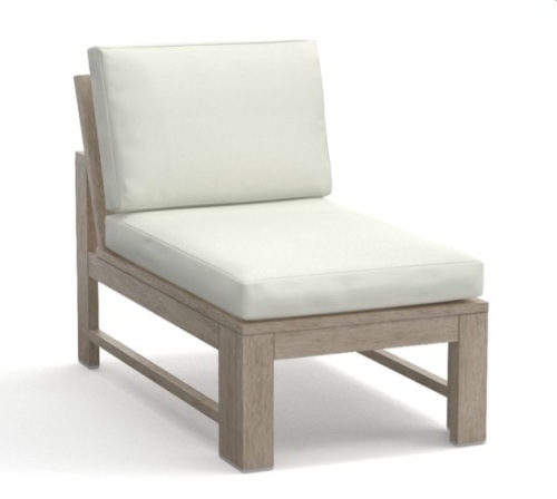 Indio Right-Arm/Left-Arm/Armless Sectional Cushion, Outdoor, Like New, Retail - $69 - Lot 40