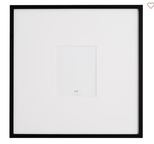 Wood Gallery Oversized Mat Frame - 8x10 (25x25 overall) Black, Like New, Retail - $119 - Lot 63