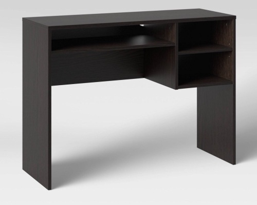 Student Writing Desk with Storage Espresso - Room Essentials, Like New, Retail - $50 - Lot 67