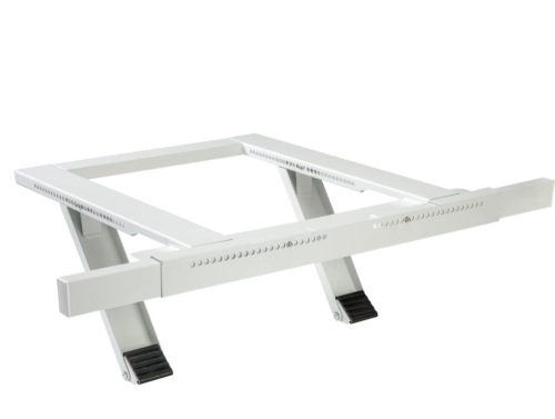 Ivation Window Air Conditioner Mounting Support Bracket, No Tools,Screws or Drilling Required - Easy To Install Universal AC Mount - HeavyDuty Steel Construction Holds Up To 200lbs - Fits 2 VIDEOSSingle Or Double Hung Windows, Like New, Retail  - Lot 103