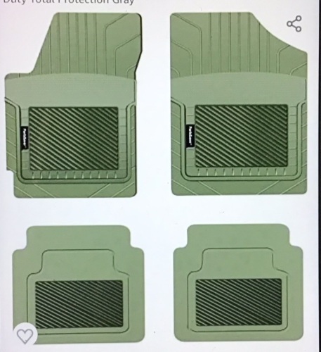 PantsSaver Custom Fit Automotive Floor Mats for Honda Civic2013 All Weather Protection for Cars, Trucks, SUV, Van, HeavyDuty Total Protection Gray, Like New, Retail - $29.47 - Lot 107