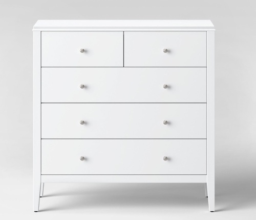 Pelham Vertical Dresser White - Threshold, Like New, Retail - $300 - Lot 122