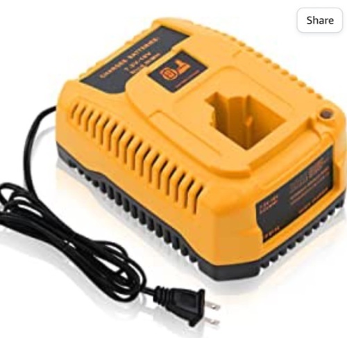 DC9310 Replacement Battery Charger for Dewalt 18V Battery Charger, Compatible with Dewalt Charger for 7.2V- 18V Ni-Mh&Ni-Cd Battery DC9096 DC9098 DC9099 DW9096 DW9098 DW9091 DC9091 DC9071 DW9061, Like New, Retail - $22.99 - Lot 153