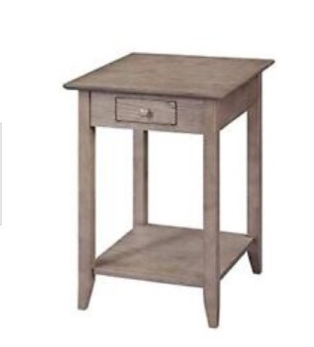 American Heritage End Table With Drawer And Shelf Driftwood, Like New, retail - $116 - Lot 174