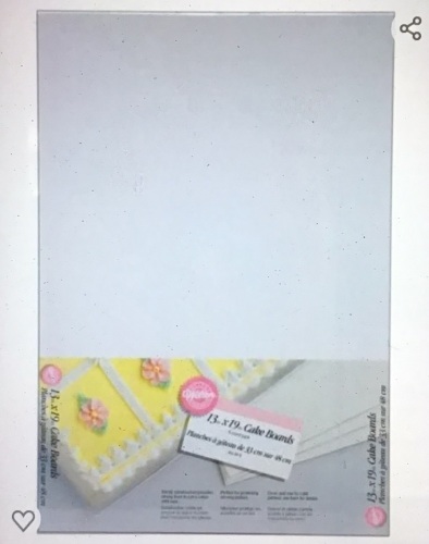 Wilton 19-by-13-Inch Cake Board, 6-Pack,  LOT of 3, New, Retail - $19.07 - Lot 198