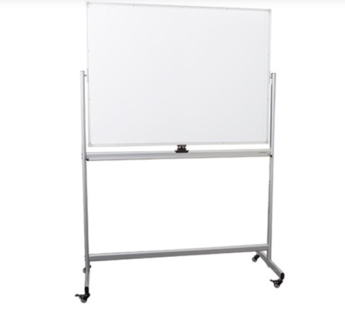 Double-Sided Mobile Magnetic Markerboard (4' W x 3' H), Like New Retail - $279.88 - Lot 202