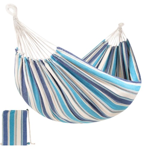 2-Person Brazilian-Style Double Hammock w/ ,Portable Carrying Bag, Like New, Retail - $19.99 - Lot 215