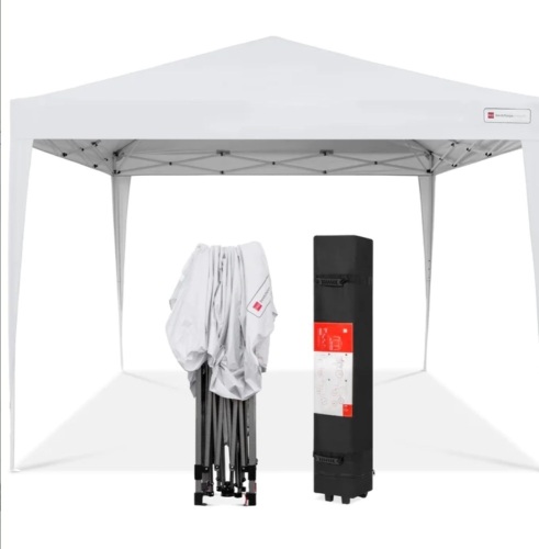 Outdoor Portable Pop Up Canopy Tent w/ Carrying Case, 10x10ft, Like New, retail - $99.99 - Lot 223