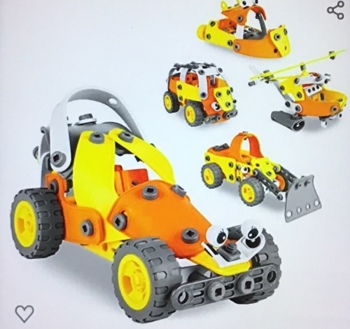 Best Choice Products Kids 147-Piece 5-in-1 Educational STEMBuilding Toy Kit, Engineering Play Set w/Race Car, Helicopter,Boat, Bulldozer, Truck, Carrying Bag, Like New, retail - $14.99 - Lot 227