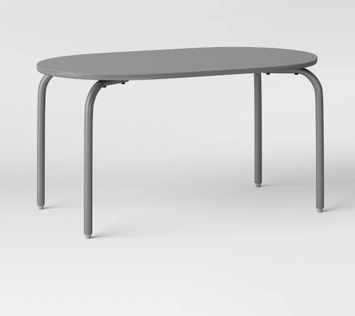 Metal Patio Coffee Table - Gray - Room Essentials, Like New, retail - $90 - Lot 260