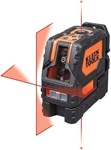 Klein Tools 93LCLS Laser Level, Self Leveling, Cross Line Levelwith Plumb Spot and Magnetic Mounting Clamp, Used, Retail - $149 - Lot 279