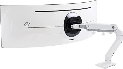 Ergotron-HX, Single Ultra Wide Monitor Arm With HD Pivot, For 1000R Curved Monitors, 49", 42LBS, Like New, retail - $379 - Lot 283