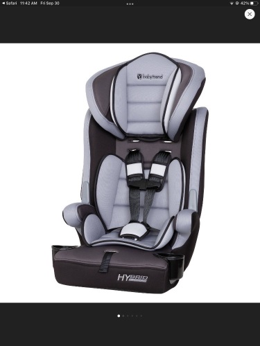 Baby Trend Hybrid 3-in-1 Combination Booster Seat Diesel Gray, Like New, retail - $99.99 - Lot 339