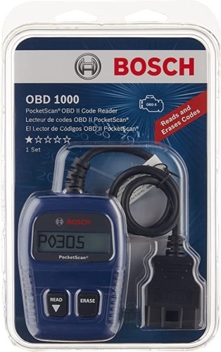 BOSCH Automotive Tools OBD 1000 Diagnostic Vehicle Scanner, Like New, Retail - $62 - Lot 343