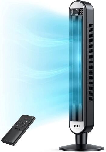 90° Oscillating Tower Fan with Remote - Lot 212