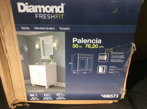 Palencia 30" Bathroom Vanity Cabinet - Incomplete - Lot 267