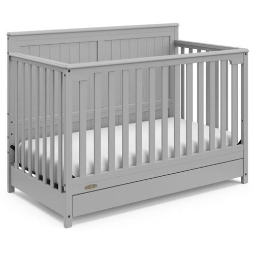 4-in-1 Convertible Crib with Drawer - Lot 308