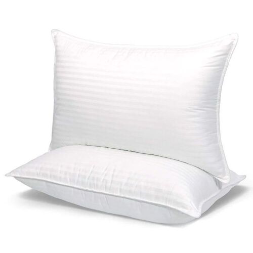 Set of (2) Hotel Quality Pillows - Queen Size, 20"x30" - Lot 542
