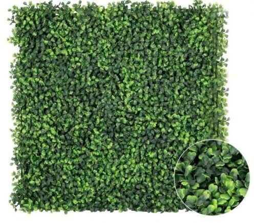 20" x 20" Artificial Hedge Boxwood Panels, 6 Pcs - Lot 1149