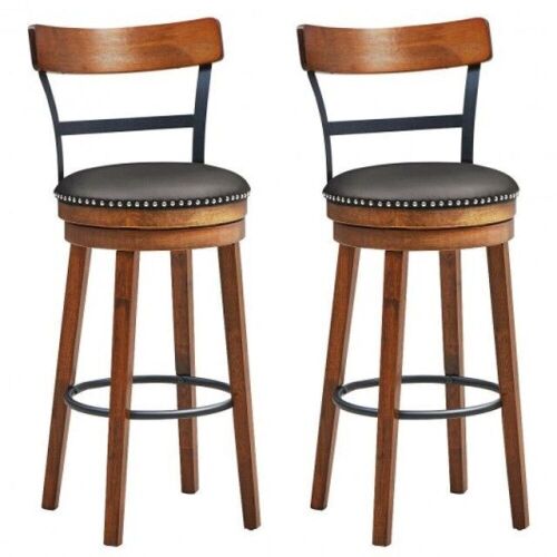Set of (2) 30.5" Swivel Dining Chairs - Lot 196