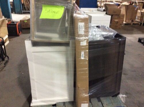 Pallet of Salvage Vanities and Base Cabs - Items May Be Incomplete or Broken - Lot 316