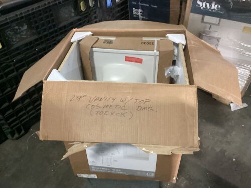 24" Bathroom Vanity with Top - Lot 394