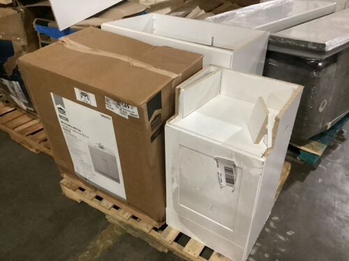 Pallet of Salvage Vanities - Items May Be Incomplete or Broken - Lot 453
