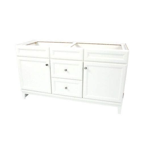 Calhoun White 60" Bathroom Vanity - Lot 119