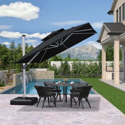 13' Cantilever Patio Umbrella - Lot 559