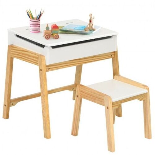 Kids Activity Art Study Desk and Chair Set - Lot 539