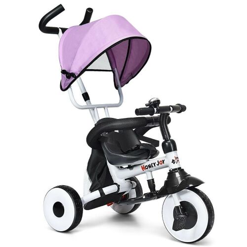 4-in-1 Kids Baby Stroller Learning Tricycle - Lot 327