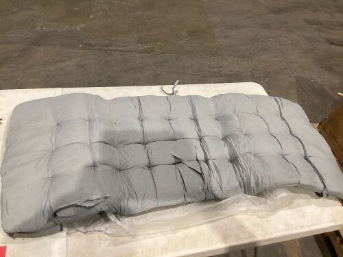 Lot of (5) Gray Chair Cushions  - Lot 629