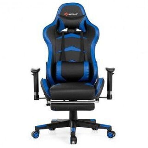 Massage Gaming Chair with Footrest - Lot 343