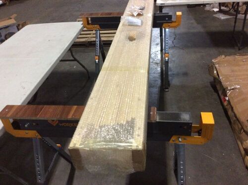 Raw Barn Door Kit w/out Roller Hardware  - Lot 129