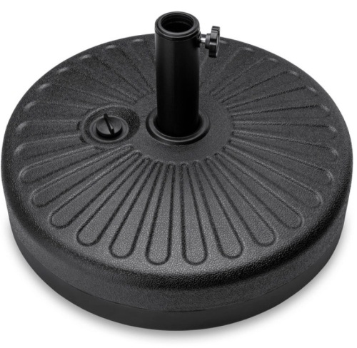 Plastic Patio Umbrella Base Pole Holder Accessory w/ Adjustable Knob, Appears New - Lot 124