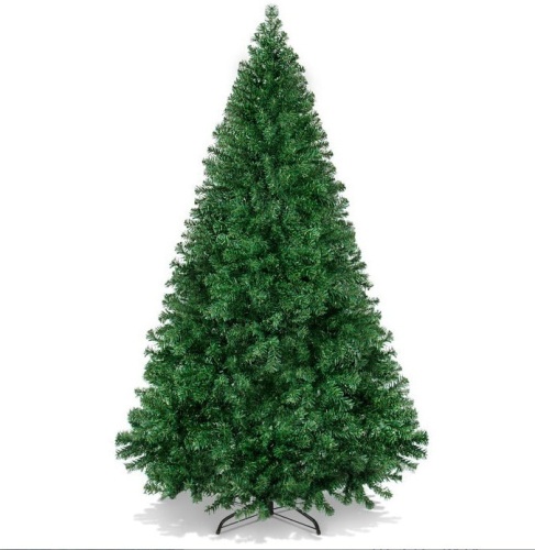 Premium Artificial Pine Christmas Tree w/ 1,000 Tips, Foldable Metal Base, Green, Appears New - Lot 152