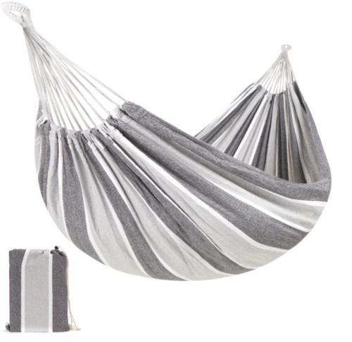 Lot of (2) 2-Person Brazilian-Style Double Hammock w/ Portable Carrying Bag, Steel, Appears New/Box Damaged - Lot 171