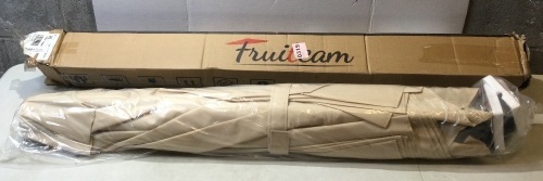 Fruiteam Patio Umbrella, Beige, Appears New - Lot 177
