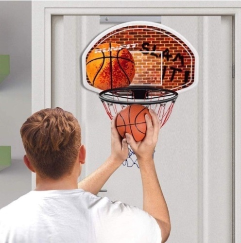 Wall Mounted Fan Backboard With Basketball Hoop And Rim, Appears New - Lot 255