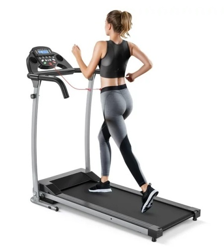 800W Folding Treadmill Electric /Support Motorized Power Running Fitness Machine, Untested, Box Damaged, Ecommerce Return - Lot 383