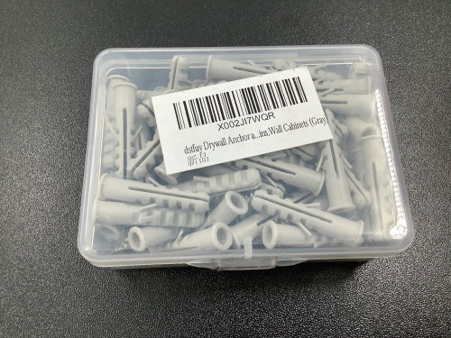 DSTFUY Drywall Anchor Kit, Lot of 12, Gray, E-Commerce Return/Appears New - Lot 290