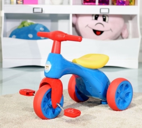 2 In 1 Toddler Tricycle Balance Bike Scooter Kids Riding Toys W/ Sound & Storage-Red, E-Commerce Return - Lot 247