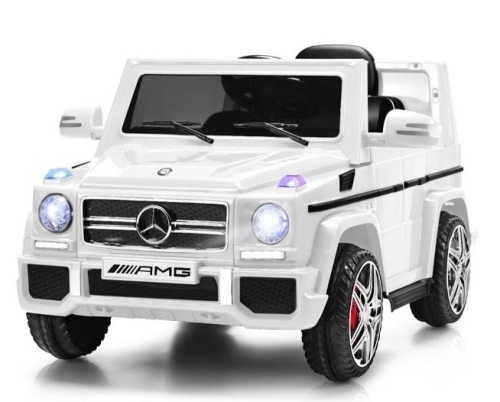 Mercedes Benz G65 Licensed 12V Electric Kids Ride On Car RC Remote Control, White, Appears New - Lot 6