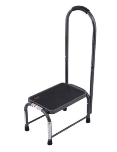 Non-Slip Handy Support Step Stool w/ Handle 330 Lbs Load Capacity, Appears New/Damaged Box - Lot 262